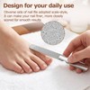 Pro Stainless Steel Nail File with Premium Leather Case,Double-Sided Buffing