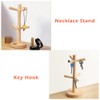 JUHONNZ Cup Holder, Wooden Pretzel Stand, Cup Holder, Wooden Tree