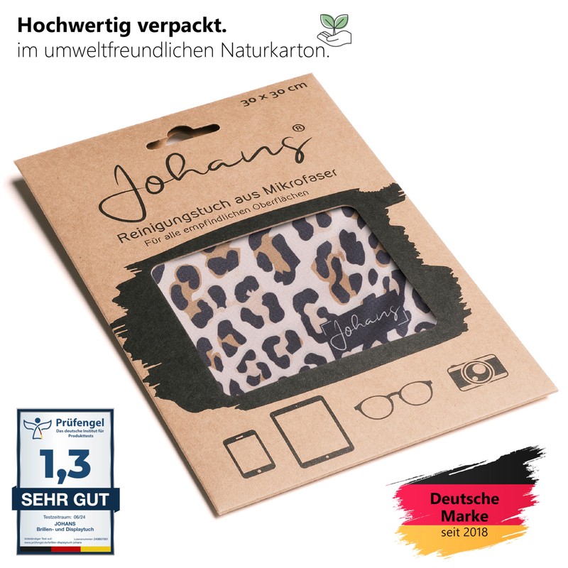 Johans® Leo Classic XXL Microfibre Cloth for Cleaning Smartphone, Tablet,
