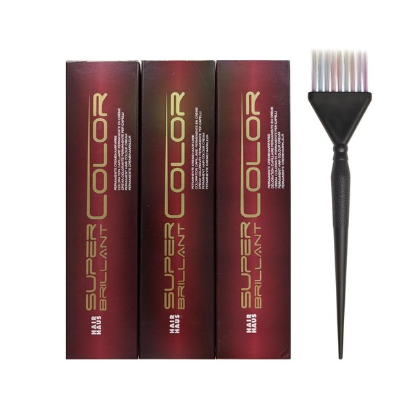 HAIR HAUS Super Brilliant Colour Hair Colour 3 x 100
