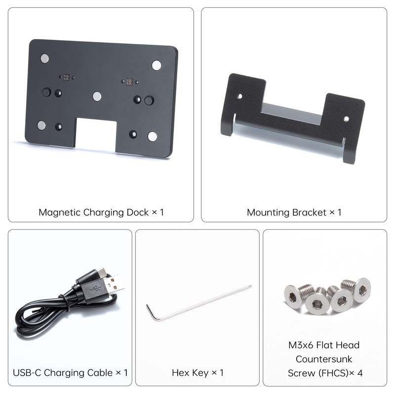 BIQU BIGTREETECH Magnetic USB Charging Dock for Panda Touch Screen