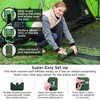 IFORREST Camping Pad with Armrest & Pillow - Self-Inflating Air