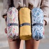 BAY LAUREL Turkish Beach Towel with Travel Bag 39 x