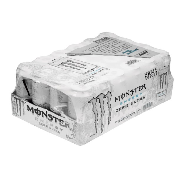 Monster Energy Monster Energy Drink, Zero Ultra, Sugar Free (16 oz. cans, 24 ct.) 384 FL OZ, 384 fl. oz.