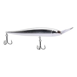 Berkley Krej Fishing Lure, Chrome, 100, 3.9 in., Designed for Forward-Facing Sonar, Equipped with Sharp Fusion19 Hook