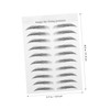 Mikinona Non-irritating Eyebrow Reusable Waterproof Brow Stickers for Over-plucked Brows