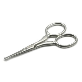 Mont Bleu Nose & Ear Hair Scissors Straight Blades Carbon Steel Made in EU