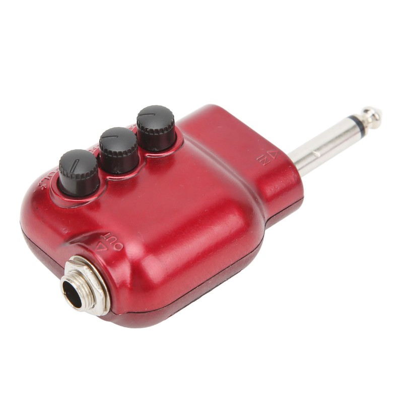 Guitar Pre Amplifier Mini Preamp 6.35mm Plug for Acoustic Guitars
