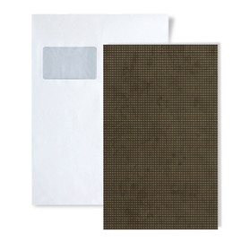 WallFace Square 2 Velvet Mocha Fabric Collection S-22713 Wall Panel Approx. DIN A5 Size