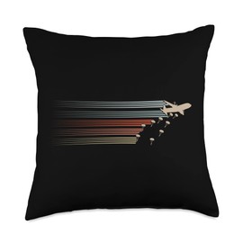 Airborne Infantry Division Paratrooper in Action Airborne Vintage Throw Pillow, 18x18, Multicolor