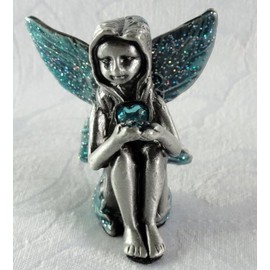 Leonardo Collection Birthstone Fairy - Pewter - BNIB - Month: March
