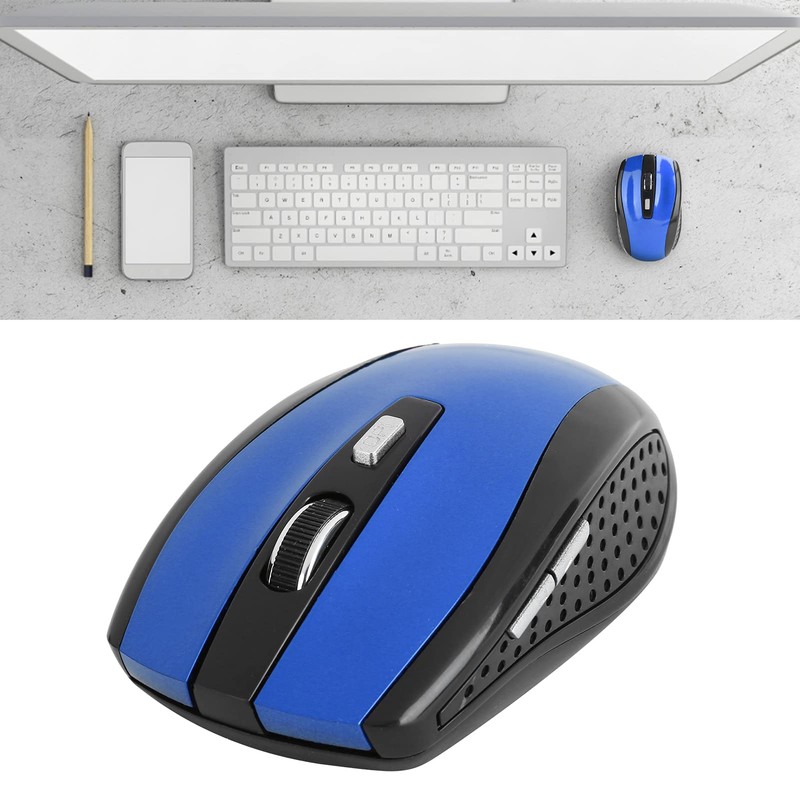ciciglow Laptop Wireless Mouse, 2,4 G 250 Hz Notebook Optische