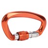 Mountaineering D Locking Carabiner Clips Alloy Heavy Duty Carabiner for
