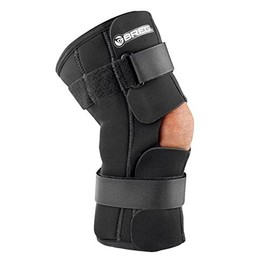 Breg Economy Hinged Knee, Neoprene, Wraparound, Open Back, L Part #11214
