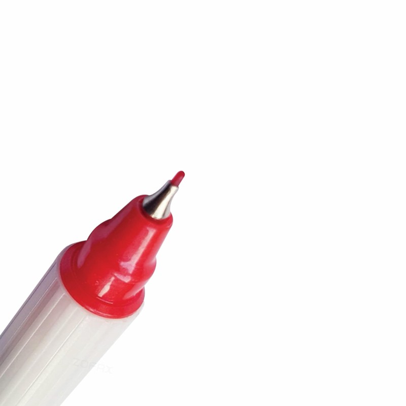 Fineliner Pens, RED, Ultra Fine Felt Point (0.3mm), Pack of