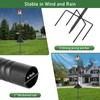 Bird Feeder Pole Squirrel Proof, 92 Inch Heavy Duty Feeding