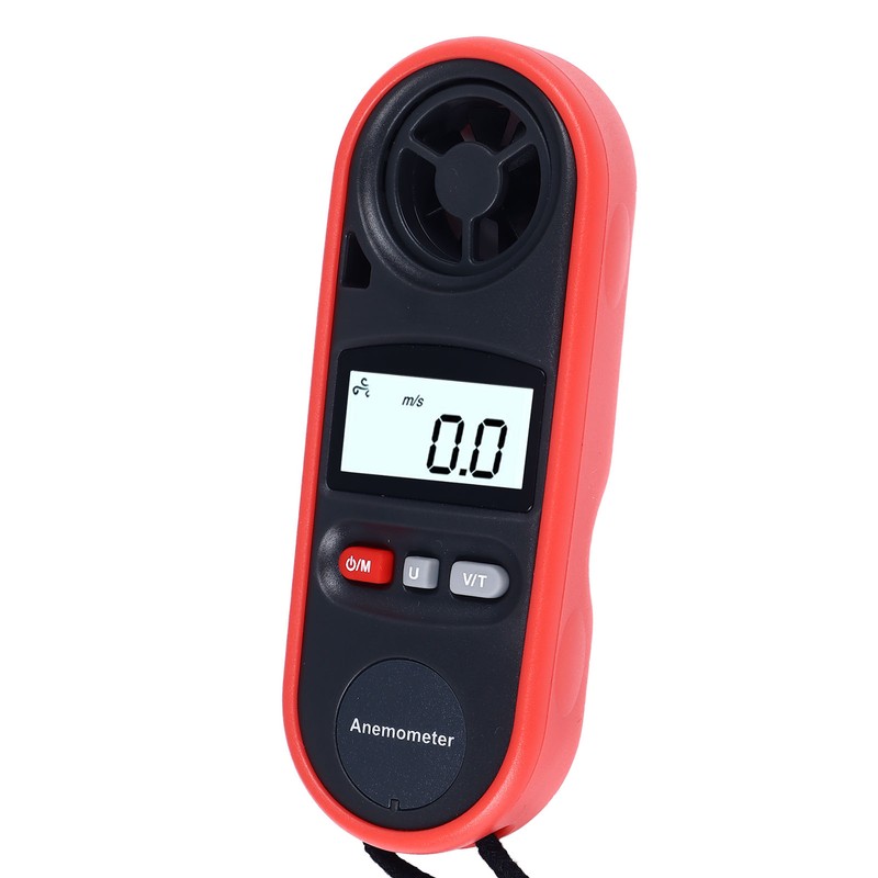 Anemometer Handheld Digital Wind Speed Meter Gauge Air Flow Tester