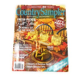 Country Sampler Magazine Fresh Picked Fall Ideas Thanksgiving Pumpkins Displays