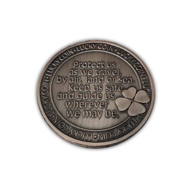 Eillwin Luck for Travelling Collectible Coin Amulet for Safe Travel & Protection