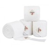 LeMieux Classic Polo Full Exercise Bandages in White with Zipped
