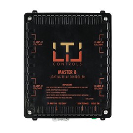 LTL Master 8 Lighting Relay Controls, HID Lighting Hydroponic Ballast Relay Controller for 8 Grow Lights, Master Lighting Controller for Grow Lights