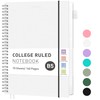 RETTACY Notebook B5 Lined, Lightweight Ring Binder, Diary 70 Sheets