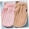 BIUDECO 3pcs Exfoliating Bath Mitt Set Comfortable Dual Sided Skin