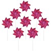 In the Breeze 2713 Mylar Pinwheel Decorative Spinner-8 Piece Bag,