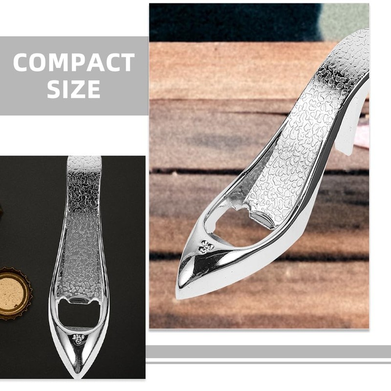 Luxshiny 2-Pack High Heel Shoe Shaped Bottle Opener Compact Beer
