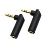 rgzhihuifz 3.5mm Angle Male to Female Audio Adapter, 90 Degree