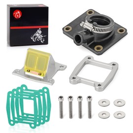 Intake Manifold Boot & Billet Aluminum Reed Valve & Reed spacer kit For Yamaha 1988-2006 Blaster 200 YFS200