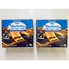 Trader Joe's 2  Trader Joe's This Blueberry Walks Into A Bar Cereal Bars 6 Bars 7.8 oz Each
