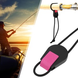 Create idea 4pcs 18CM Fishing Straps Elastic Fishing Rod Rope Fishing Rod Wrap Straps Loop Fishing Rod Belts Fishing Rod Ties for Lure Fishing Outdoors