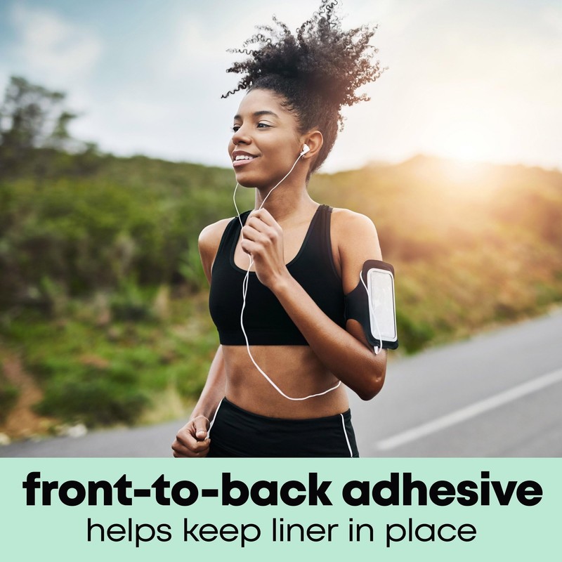 Kotex Lightdays Liner, Long, 16 Count, (Pack of 6)