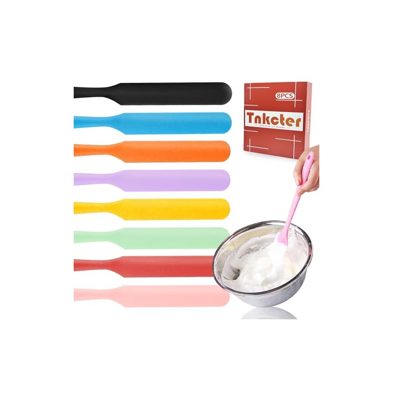 Espátula de cera de silicona con mango largo para hornear