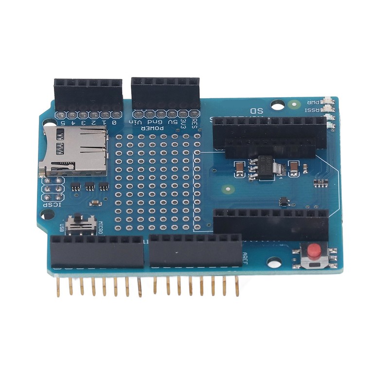 Prototype Screw Shield Wireless On Board Storage Card Slot Terminal