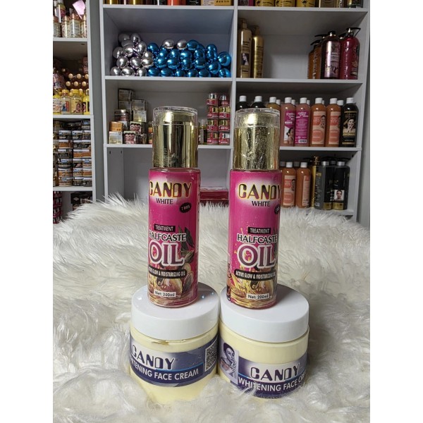 Candy Whitening Oil And Face Cream
