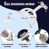 4 42' Replacement Ceiling Fan Blades Arms And 20 screws.
