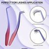 Lash Applicator Tool DIY Eyelash Applicator Stainless Steel Curved Eyelash