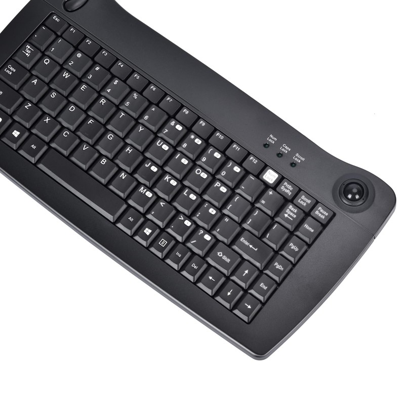 MCSaite MC-8040RF 2.4G Wireless and Bluetooth Mini Keyboard with Built-in
