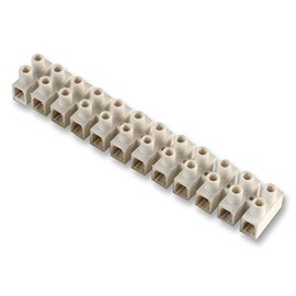 Terminal Block Nylon 10A 10/PK, Terminal Blocks Standard Connectors, Qty X 10