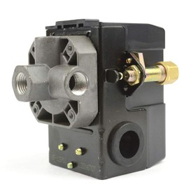 LEFITPA Replacement 1/4 Inch FPT Four Port 20 Amps 85-125 PSI Pressure Switch for Superior Electric LF10-4H for Hitachi Air Compressor
