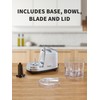 1.5-Cup One-Touch Electric Food Chopper, 100W Mini Food Processor Meat