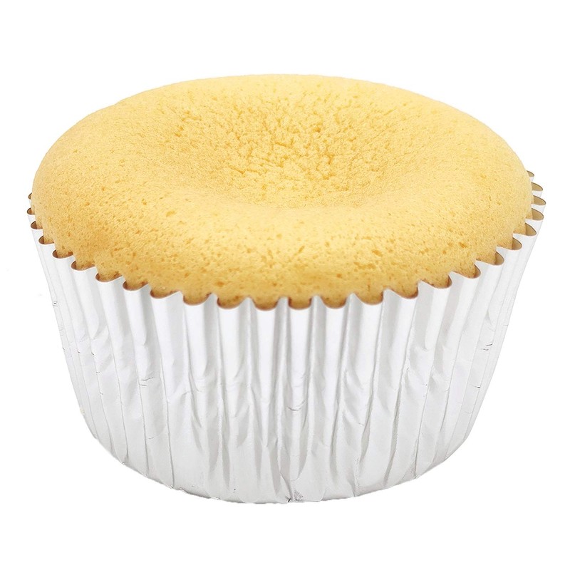 Mombake Standard Silver Foil Cupcake Liners Muffin Baking Cups for