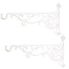 Sungmor Cast Iron Hanging Plant Bracket, 16.5" Large Outdoor Wall