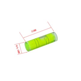 Package photo frame level gauge level gauge cylinder level gauge horizontal bubble level ruler balance bubble various specifications (9.5X31mm(6pcs))