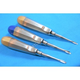 3mm, 4mm, 5mm Dental Proximator Elevator 3pcs German Premium Stainless Steel (Cynamed)