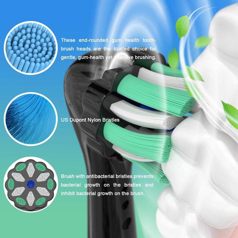 8PCS iO Replacement Brush Heads Compatible with Oral b i0