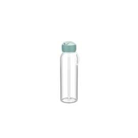 Mepal - Flip-Up Campus Water Bottle - Leak-proof Drinking Bottle for School and On the Go - Transparent Drinking Cups - BPA Free & Dishwasher Safe - 500 ml - Cool Mint