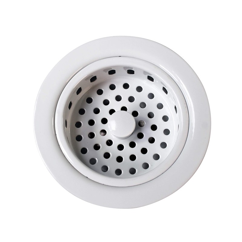 Westbrass D2165-50 Post Style Large Kitchen Basket Strainer with Waste